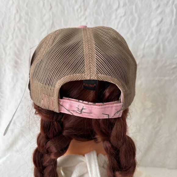 Mac Trailer Ladies Fit Pink Camouflage Baseball Cap Mesh Back Adjustable Strap - Picture 3 of 6